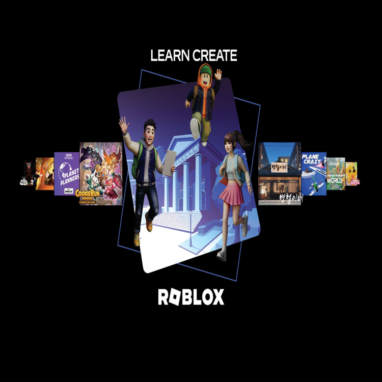 로블록스 팝업 LEARN CREATE ROBLOX 2026 포스터