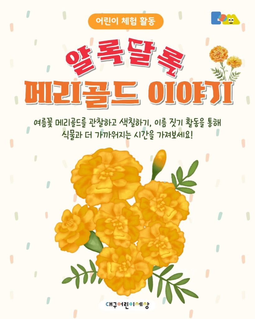 메리골드 이야기 행사 이미지